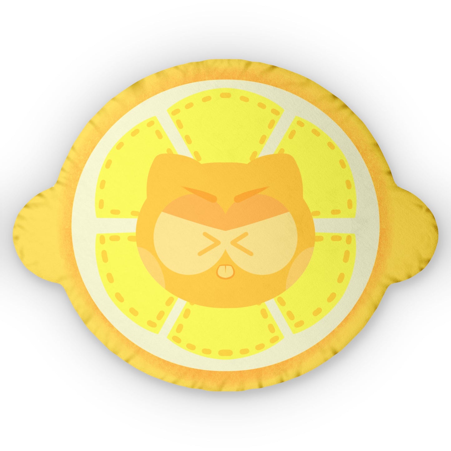 Lemon Kitty Pillow