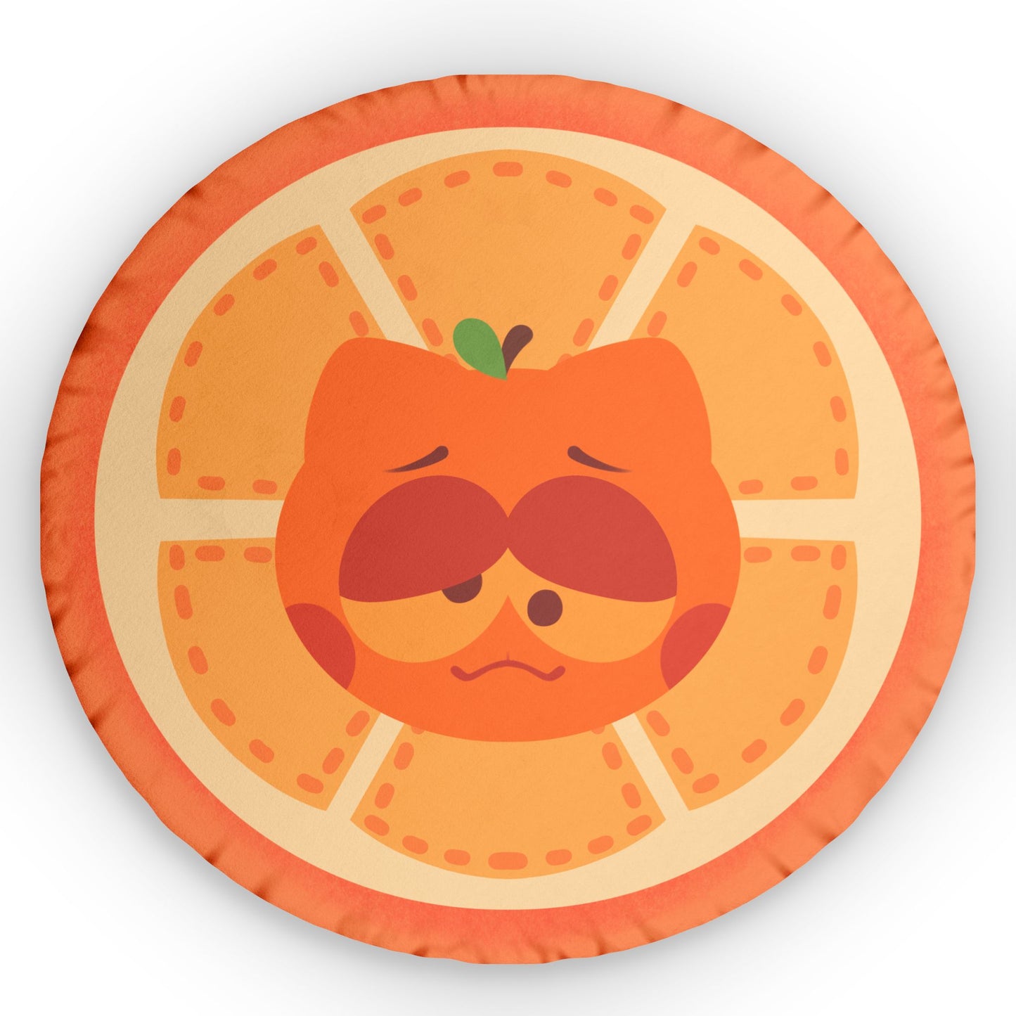 Orange Kitty Pillow