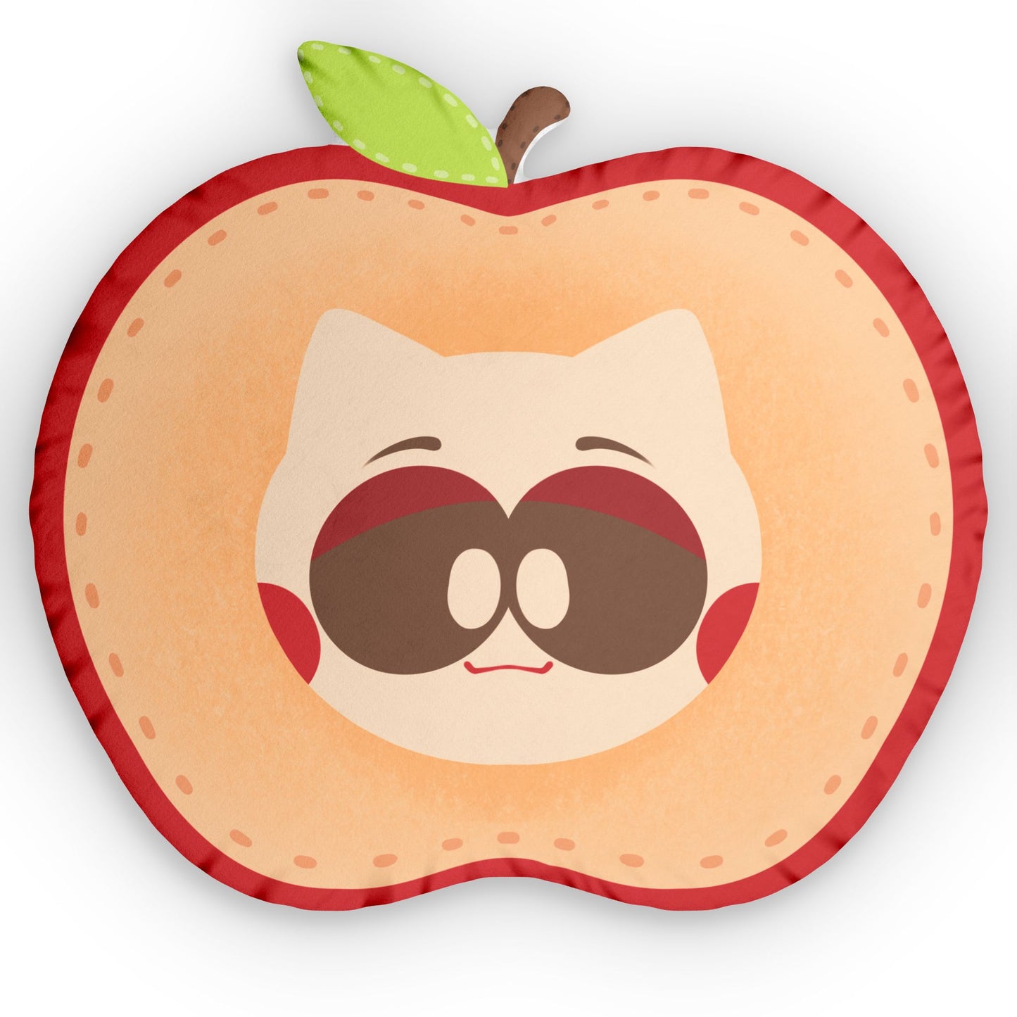 Apple Kitty pillow