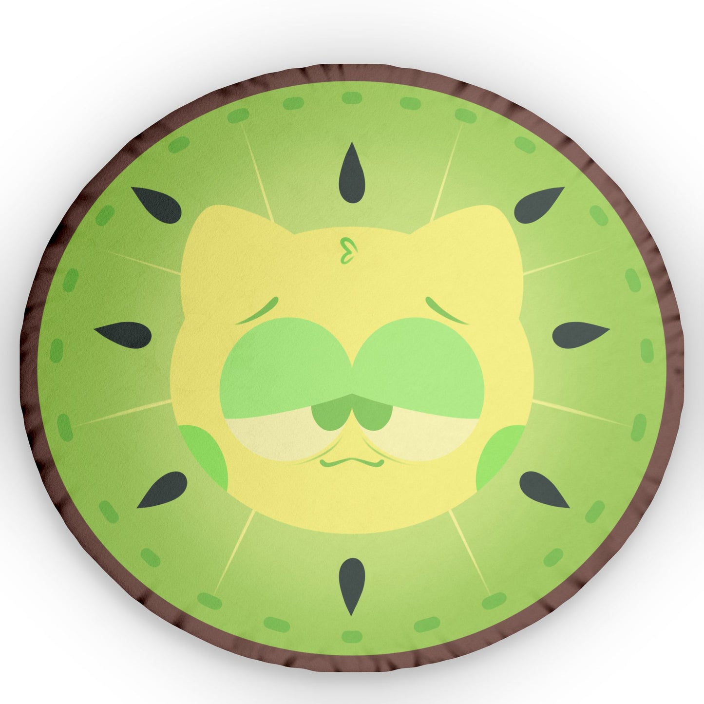 Kiwi Kitty Pillow