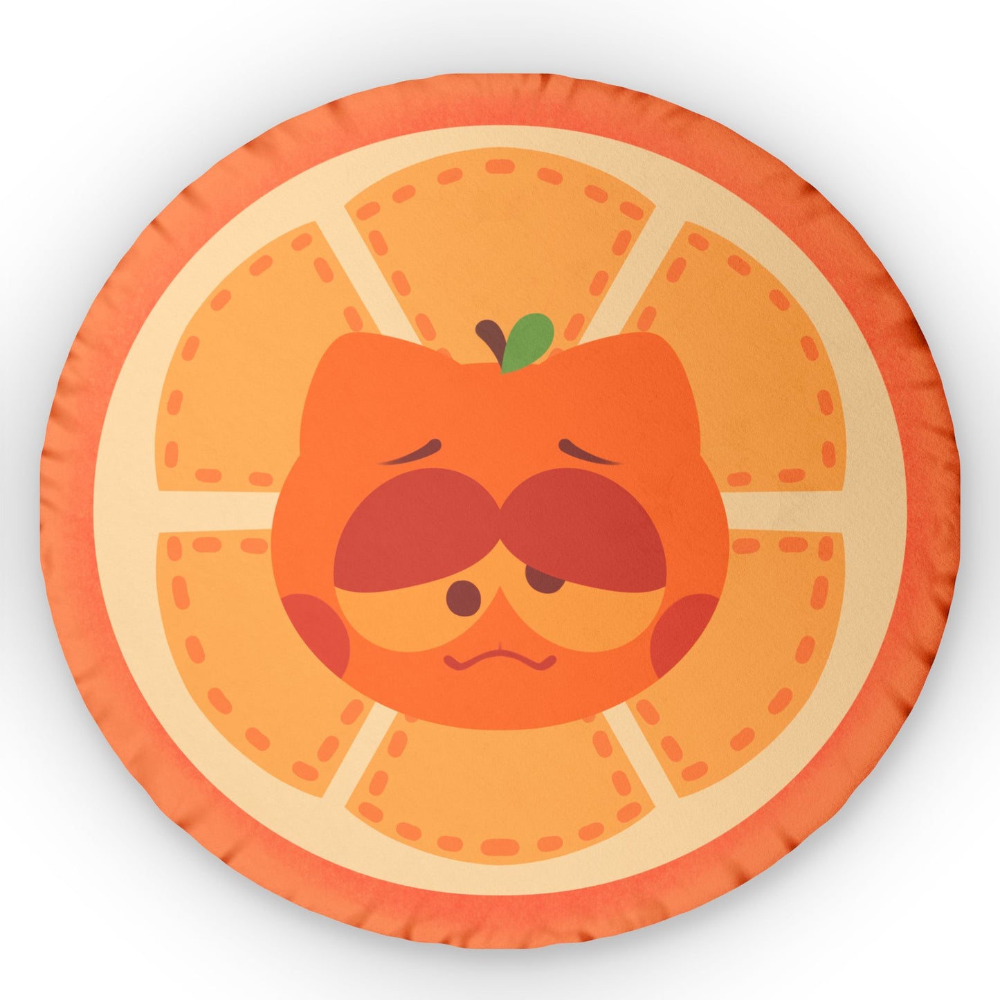 Orange Kitty Pillow