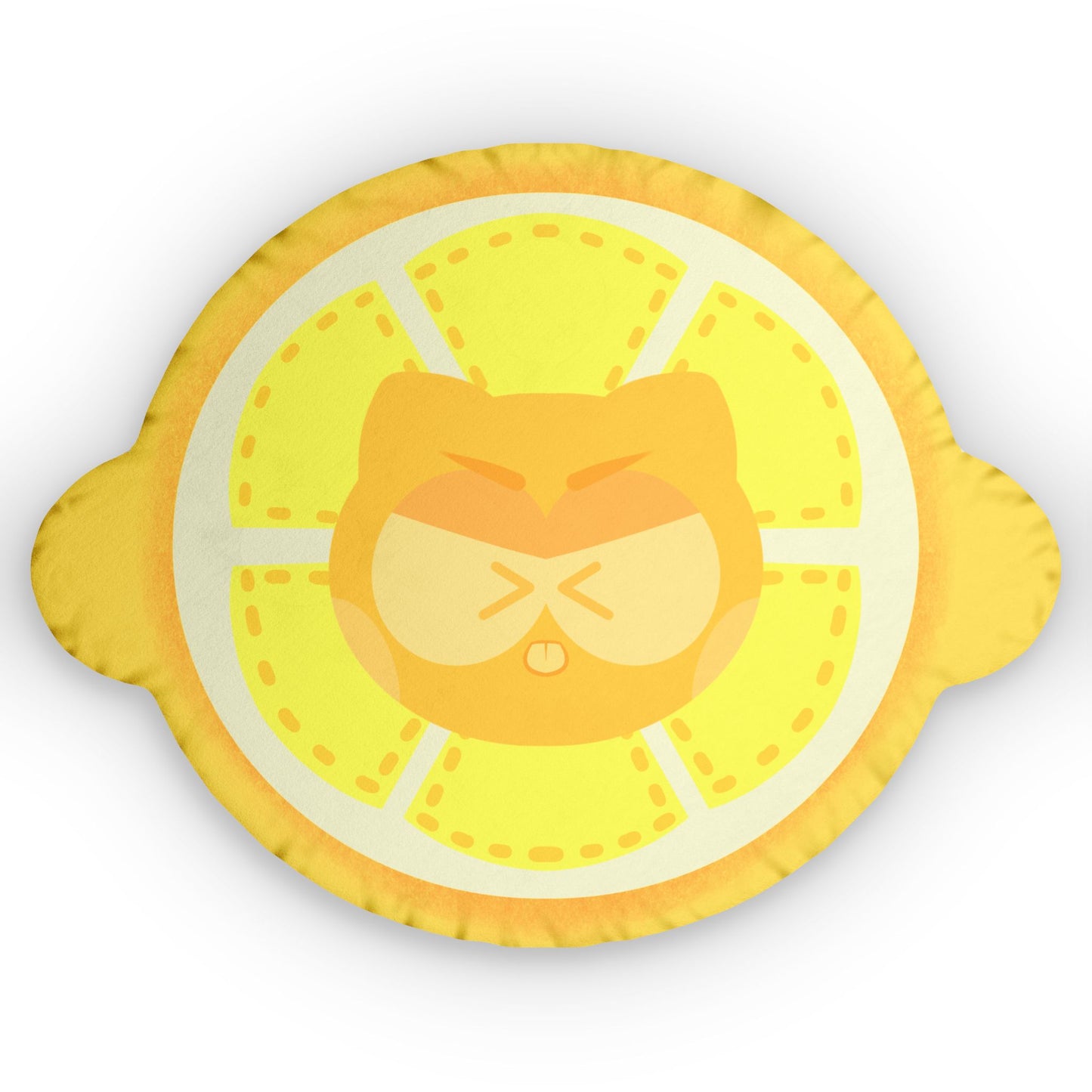 Lemon Kitty Pillow