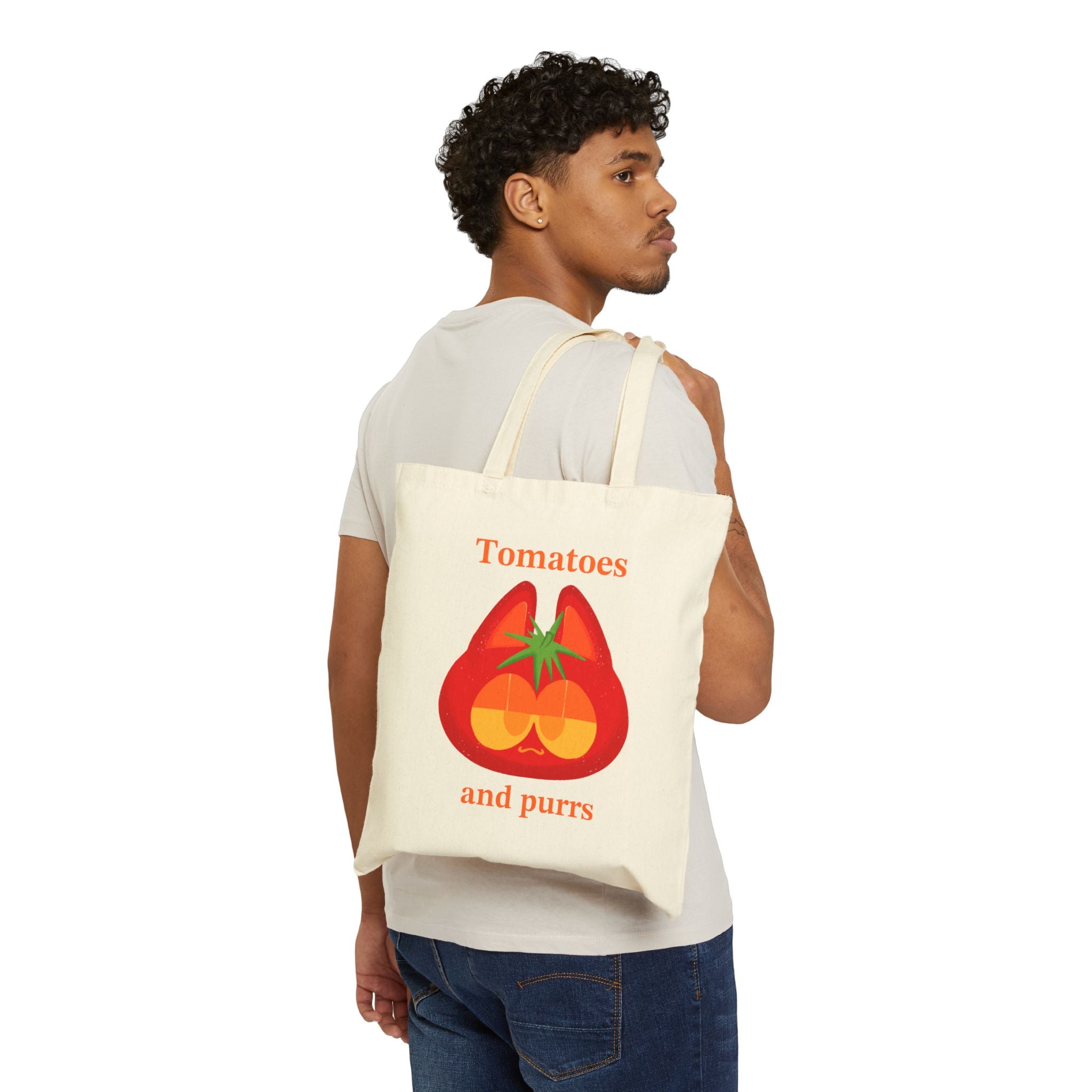 Tomato Kitty Tote Bag