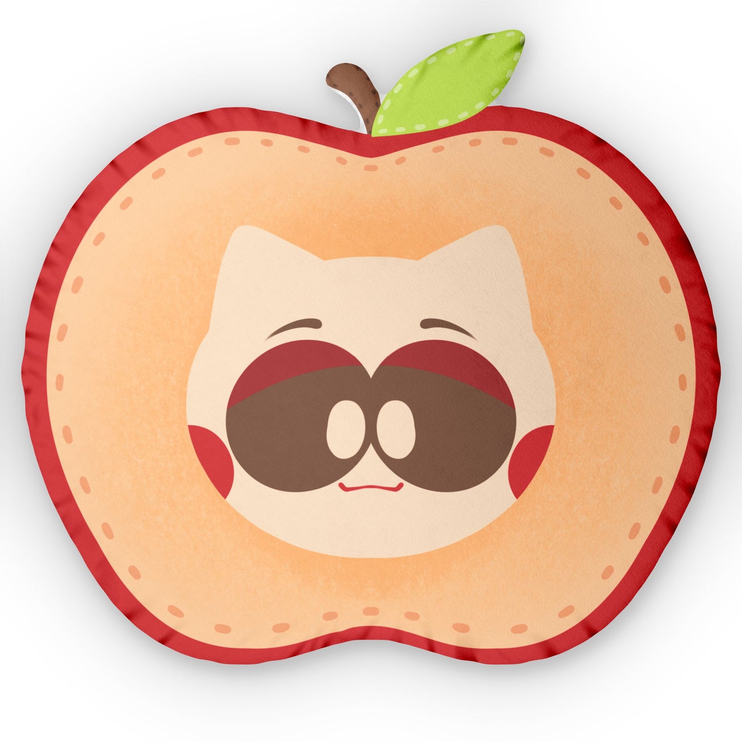 Apple Kitty pillow