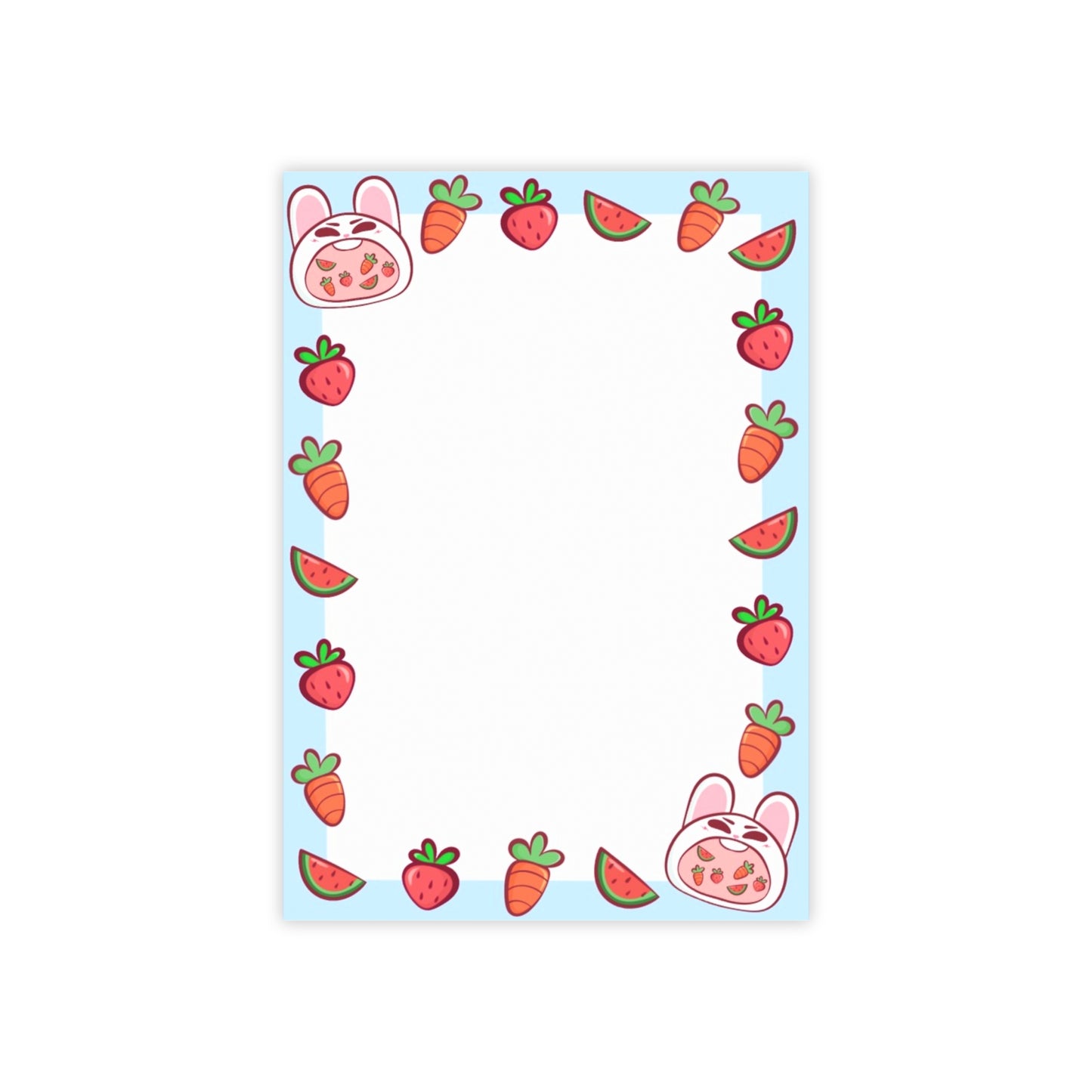 Fruit Bunny sticky notes