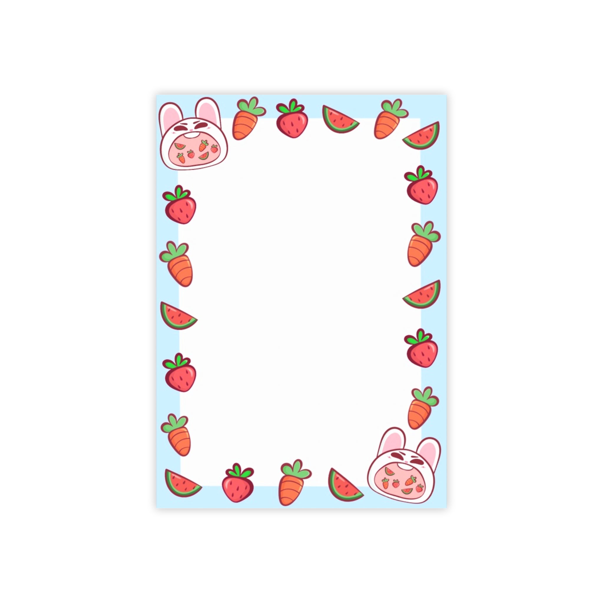 Fruit Bunny sticky notes