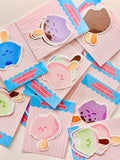 Melting Kittens Sticker Pack