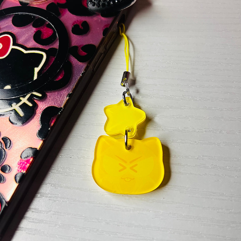 Sour Kitty Phone Charm