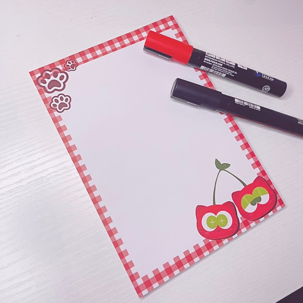 Cherry Twins Notepad
