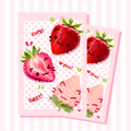 Real Strawberry Kittys Print