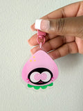 Pink Strawberry Keychain