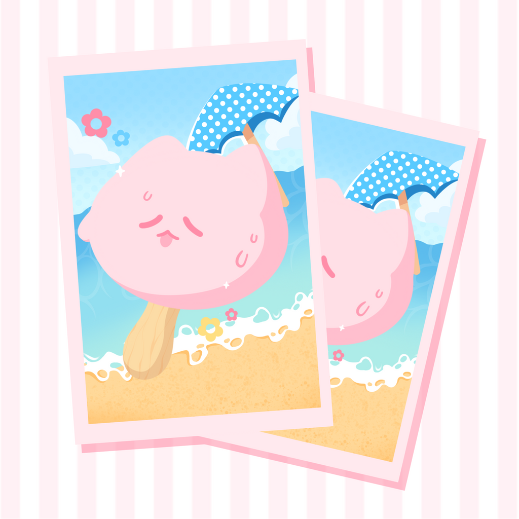 Melting icecream print