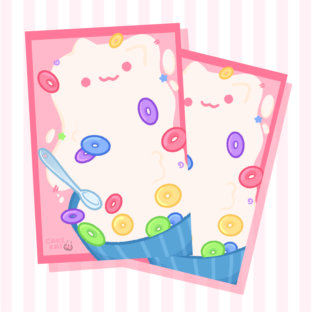 Cereal splash print